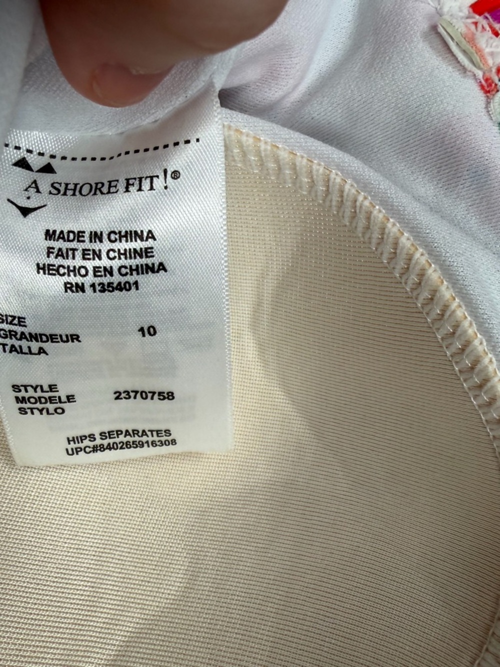 Floral Ruffle Tankini Top - Multicolor - Picture 6 of 7